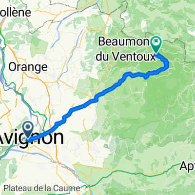 Monteux - Mont Ventoux