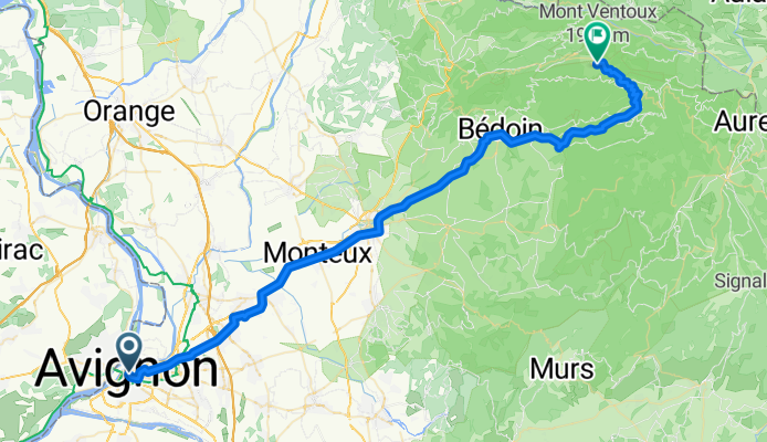 Monteux - Mont Ventoux