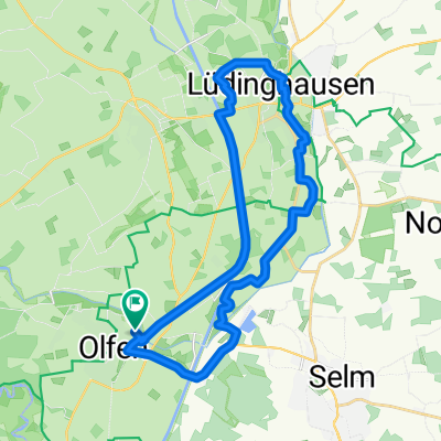 Olfen - Steveraue - Kanal - Lüdinghausen