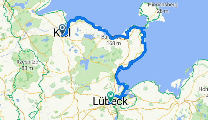 Kiel - Lübeck Ostseeradweg