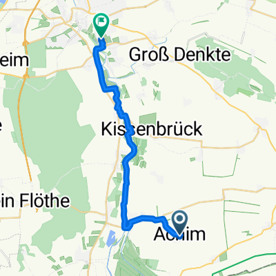 Ausfahrt von Börßum nach Wolfenbüttel