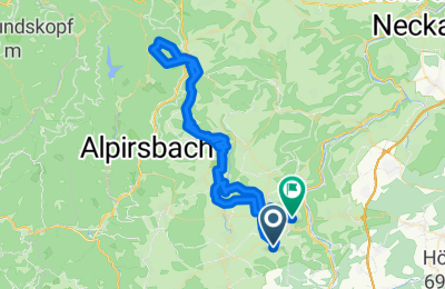 Route in der Bikemap App öffnen
