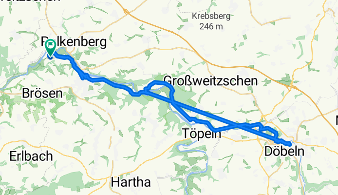 Lange Ausfahrt durch Leisnig