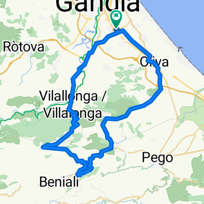 Salida Benirrama BTT