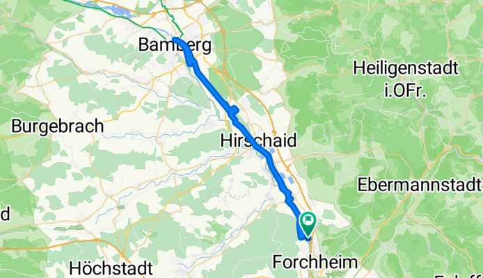 Rundtour Forchheim - Bamberg - Forchheim