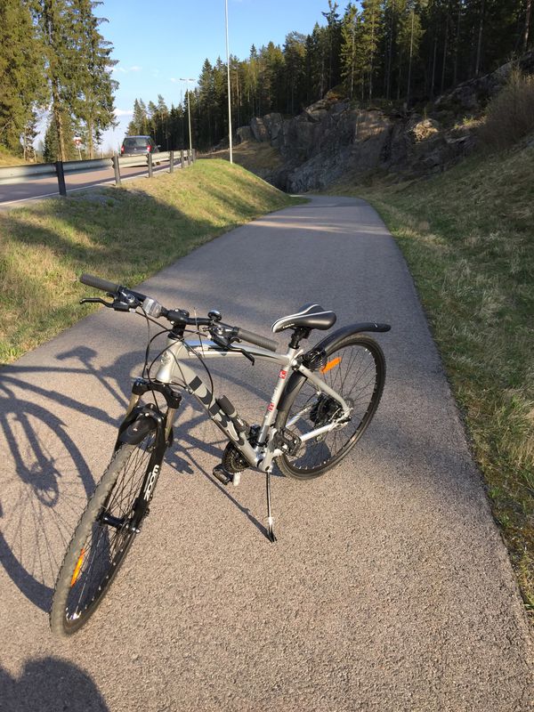 Quick bike tour from Lillestrøm to 렐링엔