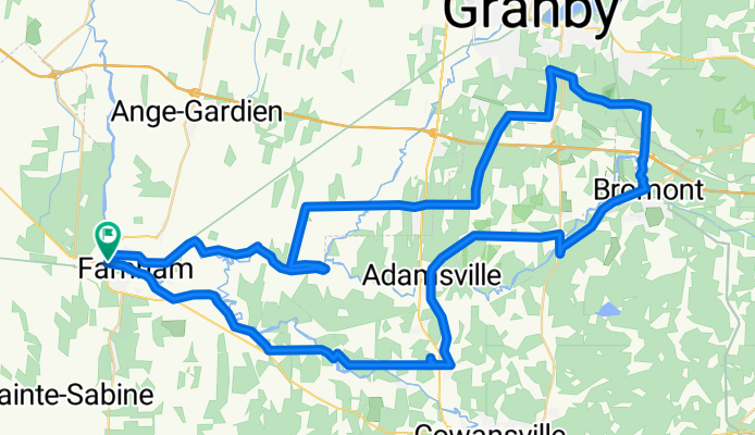 Farnham via Brigham et Bromont