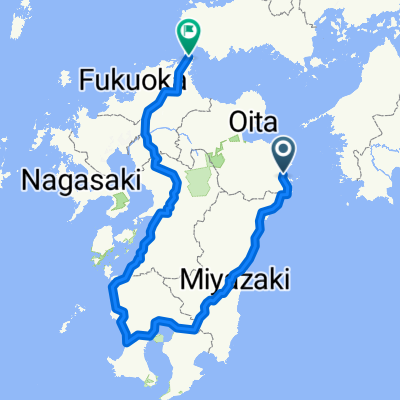 Kyushu map