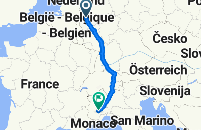 Route in der Bikemap App öffnen