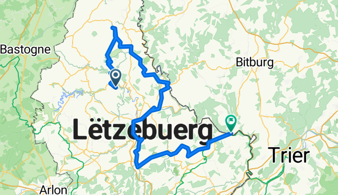 Luxemburg III.nap Dirbach-Wilwerwilz-Munshausen-Poul--Clervaux-Munshausen-Bockholz-Hosingen