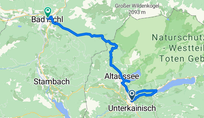 Bad Aussee - Altaussee - Blaa Alm - Bad Ischl