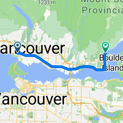 Park Royal to Deep Cove