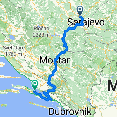 Ilijas - Sarajevo  - Konjic - Mostar - Sreser