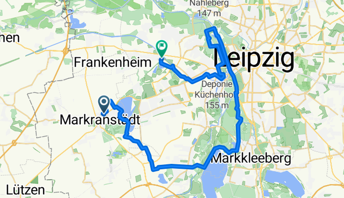 Radtour Leipzig am Kanal