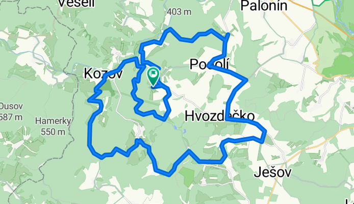 Bouzovská 30 - 40 km