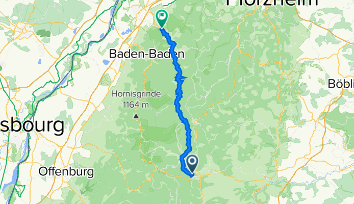 Schwarzwald Radtour: durch das Murgtal