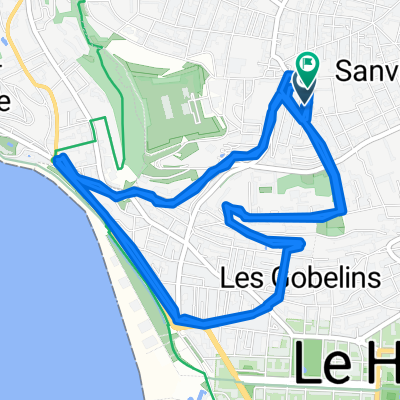 ride through Le Havre