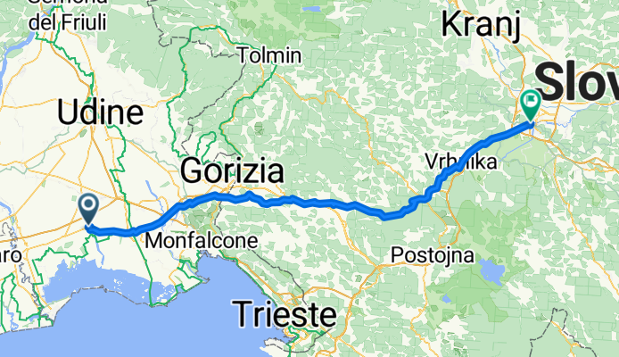 Barcana 11 - San Giorgio di Nogaro - Ljubljana