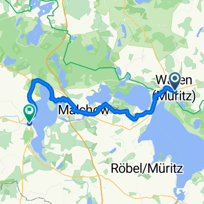 Waren - Klink - Malchow - Alt Schwerin - Plau am See