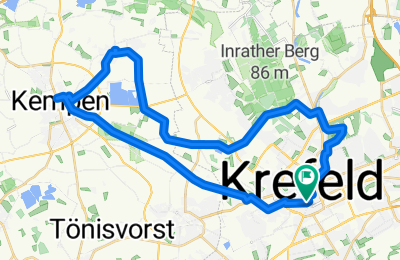 Route in der Bikemap App öffnen