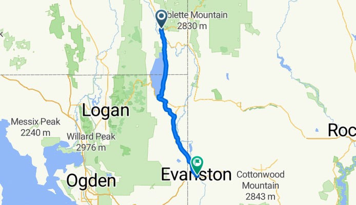 Day Two v2 Montpelier to Evanston