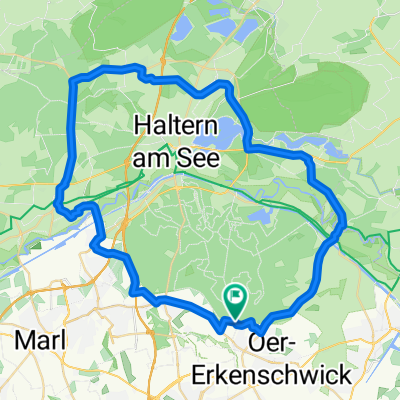 Lange Ausfahrt durch Oer-Erkenschwick