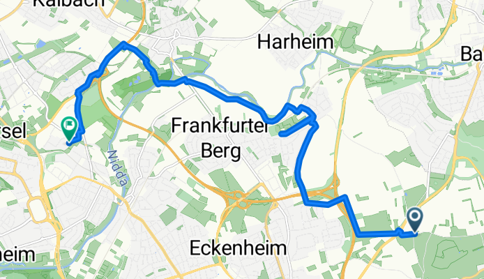 Radrunde durch Frankfurt am Main
