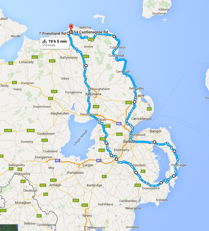 Day 1 Leg 2 Comber to Portaferry 43m