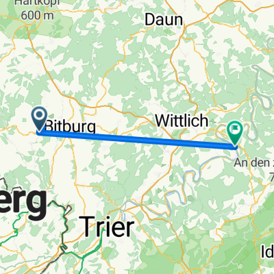 Short bike tour from Oberweis to Graach an der Mosel