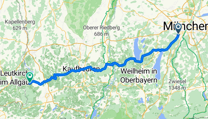 München-Bodensee 1.Tag