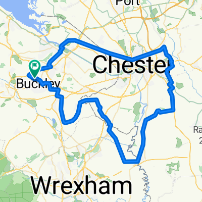 Buckley, Rossett, Cheshire and back along the Greenway