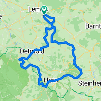Über den Hermann nach Horn-Bad Meinberg und  Lemgo