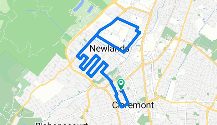 Claremont Hiddingh 13kms