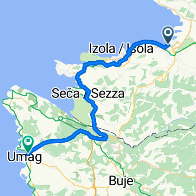 Koper - Umag (skoz izolo)