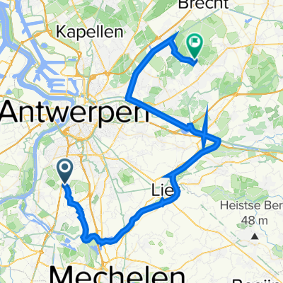 Naar Roger 65km via water