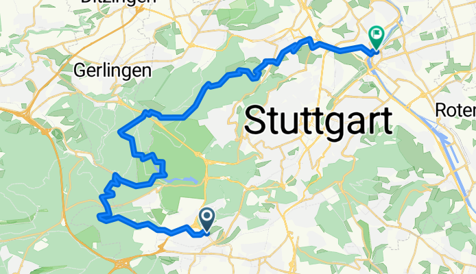 Osterfeld nach Bannstatt über Bärensee
