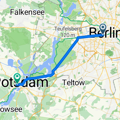 Brandenburger Tor - Potsdam Luisenplatz