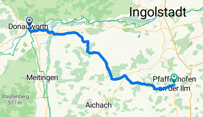 Donauwörth - Pfaffenhofen