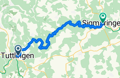 Route in der Bikemap App öffnen