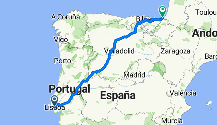 lisboa - Hendaye