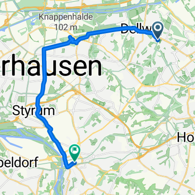 Essen Dellwig -&gt; Mülheim a.d. Ruhr (Forum)