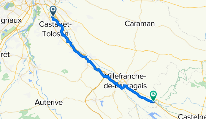 Toulouse - Port Lauragais - Canal du midi