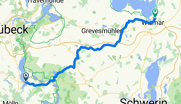 Fahrradtour 2015 E2 Ratzeburg-Wismar