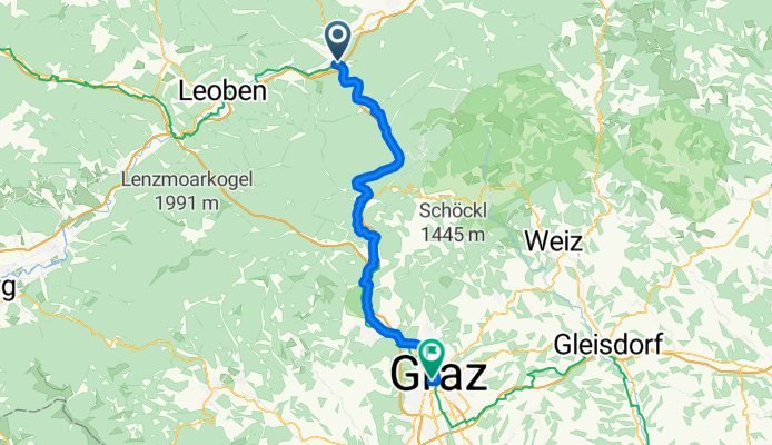 Bruck - Graz (60km, 290hm)