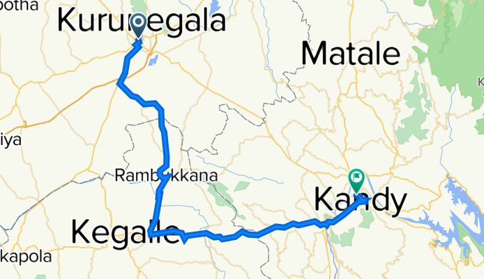 Kurunegala - Kandy