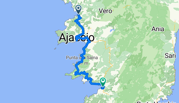Tiuccia - Ajaccio - Porticcio - Serra di Ferro - Propriano