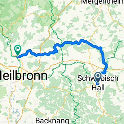 Jagst-Kocher Tour 5: Schwäbisch Hall - Bad Friedrichshall