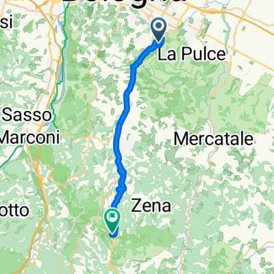 bike tour from Bologna to Loiano