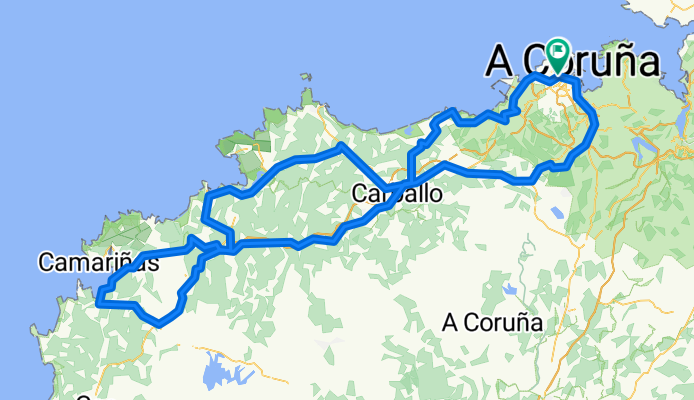 Coruña-Malpica-Muxía-Carballo-Caion-Coruña