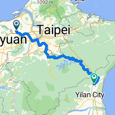 Linkou-林口 to Jiaoxi-礁溪 via 9-北宜